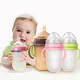 2PCS 250ml and 150ml Silicone Baby Bottles Water Bottle Breastmilk Design Silicone Bottles Suitable