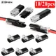 10pcs 2pin Pluggable Wire Connector Quick Splice Electrical Cable Crimp Terminals for Wires Wiring
