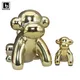 Gold Golden Monkey Ape Figurines Porcelain Ceramics Balloon Animals Sculpture Statue Ornament Nordic