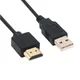 For Smart Device USB 2.0 To HDMI 50cm USB Power Cable to HDMI-Compatialble Male to Male Charger