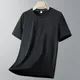 Quick Dry Sport Running Black T Shirt Men'S 2023 Short Sleeves Summer Casual Print OverSize 4XL 5XL