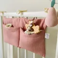 New Portable Baby Crib Storage Bag Multifunctional Newborn Bed Headboard Organizer For Kids Baby