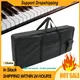 Electronic Organ Piano Cover Padded Case Keyboard Bag Instrument Protective Portable Shockproof