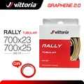 Vittoria Rally Road Bike Tubular Tires 700c X 25mm 220TPI Rubber tubular bicycle tire 700C rim