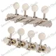 A Set of 4R4L Chrome Mandolin Tuning Pegs Tuners Machine Heads String Tuners -MTLXN-CR