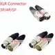 1pc Male & Female 3-Pin 4-Pin 5-Pin XLR Microphone Audio Cable Plug Connectors Cannon Cable