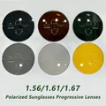 Sunglasses Polarized Progressive Lenses 1.50/1.56/1.61/1.67CR39 Optical Prescription Sunglasses