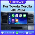 Android 12 Car Radio For Toyota Corolla E120 2000 - 2004 2 Din Stereo Multimedia Video Player GPS 4G