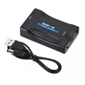 1080P SCART To HD Video Audio Upscale Converter Adapter for HD TV DVD for Sky Box STB Plug and Play