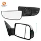 2Pcs Car Rearview Mirror Lower Tow Mirror Glass Clear Door Wing Mirror Glass for Dodge Ram 1500 2500