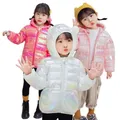 1-5 Years Old Boys Girls Lightweight Down Jacket Children's Autumn Winter Fashion Smooth Colorful