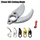 25mm SK5 Alloy Steel Titanium Gold Diamond Cutting-Blade Electric Pruning Shears Blades Cordless