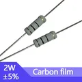 20pcs 2W Carbon Film Resistor 0.47R 4R7 47R 470R 4K7 47K 470K 0.47 4.7 47 470 R K Ohm 5% Resistance