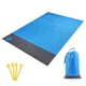 Waterproof Outdoor Beach Blanket Portable Picnic Mat Camping Ground Mat Sun Shade Tent Tarp with