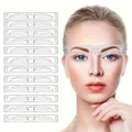 12 Styles/set Eyebrow Stencil Set Reusable DIY Eye Brow Drawing Guide Grooming Template Card For