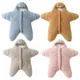 Newborns Starfish Sleeping Bag Happytobias Fluffy Soft Baby Sea Star Wrap Blankets Bedding Envelope