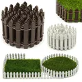 Mini Miniature Wood Fence Decoration Farm Garden Decorative Balcony Landscape Barrier Accessory