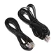 RJ11 RJ12 6P6C Data Cable Male To Modular Cord Straight Wiring Pinout Telephone Handset Voice