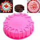 Happy Birthday Baking Pan Round Mousse Silicone Mold DIY Cake Baking Tray