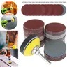 Sanding Disc 50mm Alumina Sanding Pads 60-3000 Grit Round Sanding Sheet Wear Resistant Sanding Paper