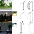 10 pz 1:75 Scala HO Lampione stradale 3 V FAI DA TE LED Luci in miniatura 1/2/4 Testa Bianco/Bianco Caldo Luce Ferrovia Treno Layout Modello lampada