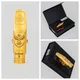 USA Professional Tenor Soprano Alto Saxophone Metal Mouthpiece Gold Plated Pieces Accessories High