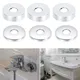 1Pcs Shower Faucet Decorative Cover Chrome Finish Stainless Steel Water Pipe Wall Covers Bathroom