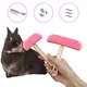 Silicone Small Pet Rabbit Comb Grooming Trimmer Fur Brush For Guinea Pig Chinchilla Cleaning