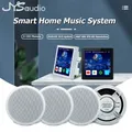 Smart Bluetooth WiFi Wall Amplifier Android 10 Amp Home Theater Sound System with 8 inch Stereo