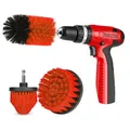 2/3/4/5'' Electric Drill Scrubber Brush Power Brush Set Kit Car Soft Brush Drill Kit Bathroom