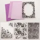 1Pcs Plastic Embossing Folder 3D Transparent Flower Geometry Texture Embossing Plates For DIY