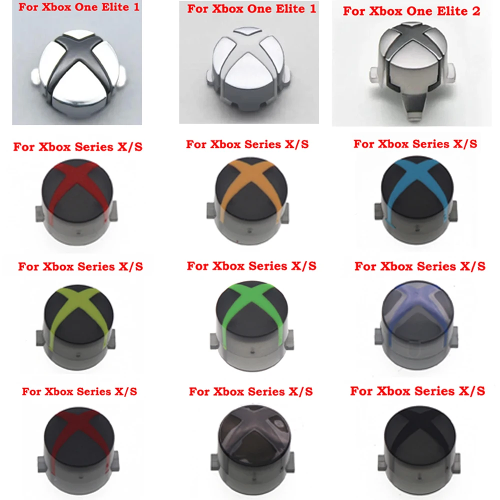 For Xbox Series S/X Controller Home Button Start Return Back Switch Light Power Guide Logo Key For XBOX One S X1S Elite 1 2