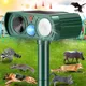 Animal Repeller Ultrasonic Solar Power Outdoor Pest Cat Mice Sensor Pir Portable Repeller for Home