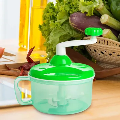 Manual Food Processor Multifunctional Detachable Kitchen Gadget Hand Power Food Chopper for Meat