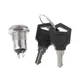 12mm Stainless Steel Electronic Key Switch ON OFF Lock Switch Phone Lock Security Power Switch