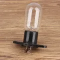 1Pc 4.8mm Socket With Bent Foot 220V 15-20W Microwave Oven Bulb Refrigerator Lighting Bulb with
