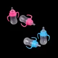 2pcs/set Magic Mike Bottle Baby Doll Feeding Bottle Feeder Nipple For Doll Toy Milk Bottle Dollhouse