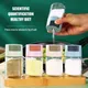 0.5g Metering Salt Shaker Push Type Salt Dispenser Salt Tank Sugar Bottle Spice Pepper Salt Shaker