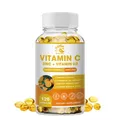 Integratori zinco 40mg vitamina C 2000mg e vitamina D3 5000 IU (125mcg) Per porzione-60/120 capsule