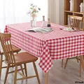 Disposable Thick Red Plaid Tablecloth Party Weddings Home Decoration Table Cloth Outdoor Picnic BBQ