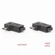 Not Easy To Damage Usb Connector Black Usb Adapter Micro To Usb 90 Degree Left And Right Angle Plug