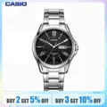 Casio MTP-1384D Watch Men's Business Large Steel Dial With Roman Numerals Leisure Simple Waterproof