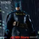 Original Mezco 1/12 Scale Collectible Figure Dark Knight Bat Hero Batman Anime Dolls Model 6Inch Men