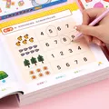 2-6 Years Mathematical Book Animals Drawing Painting Pen Control Training Kids Brain Early Education