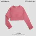 Women's Shirt Seamless Crop Top Fitness Shirts Long Sleeve Sports Top Woman Yoga Tops Activewear