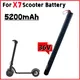 36V 5.2Ah X7 Scooter Battery Foldable Built-in Rechargeable Batteries For Huanxi HX X7 Scooter