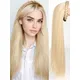 Synthetic Blonde Black Brown Long Straight Headband Half Wig Clip in Hair Extension Fluffy Natural