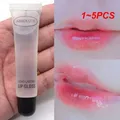 1~5PCS NEW Big Lips Gloss Base Moisturizer Plumper Lip Gloss Long Lasting Sexy Lips Pump Transparent