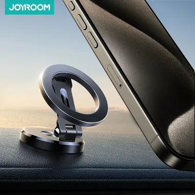 Joryoom Foldable Magnetic Car Phone Holder Mount Universal Strong Phone Mount For Car Samsung Huawei For iPhone 16 15 14 Pro Max