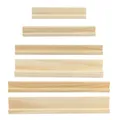 2 Pcs Wood Dominoes Racks Dominoes Tiles Holders Trays Organizers Placement Rack Tiles Holders for